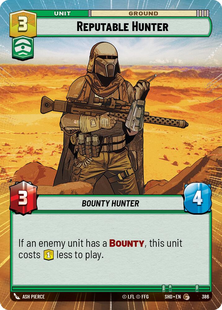 Reputable Hunter (386) (Hyperspace) (386) [Shadows of the Galaxy] | Galactic Gamez