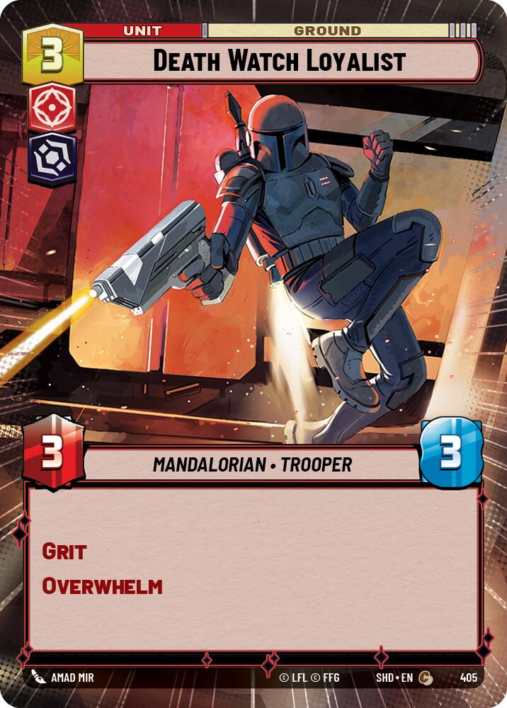 Death Watch Loyalist (405) (Hyperspace) (405) [Shadows of the Galaxy] | Galactic Gamez