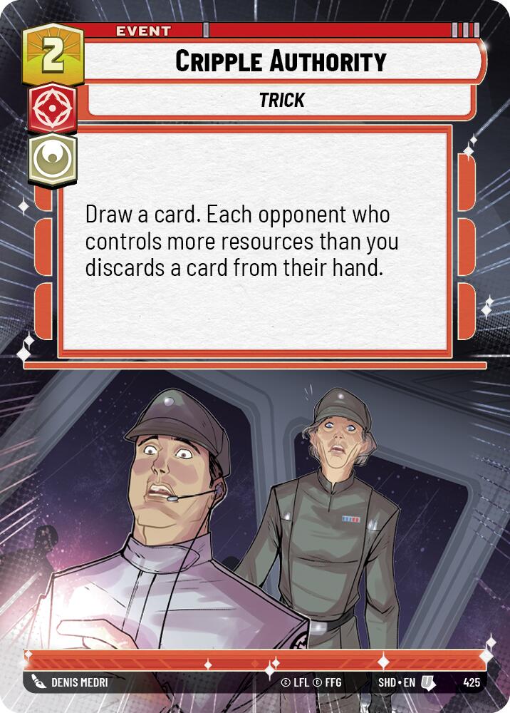 Cripple Authority (425) (Hyperspace) (425) [Shadows of the Galaxy] | Galactic Gamez