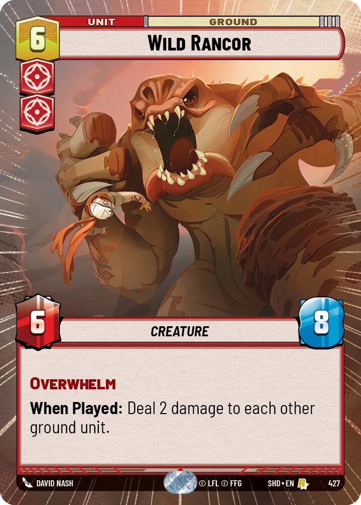 Wild Rancor (427) (Hyperspace) (427) [Shadows of the Galaxy] | Galactic Gamez
