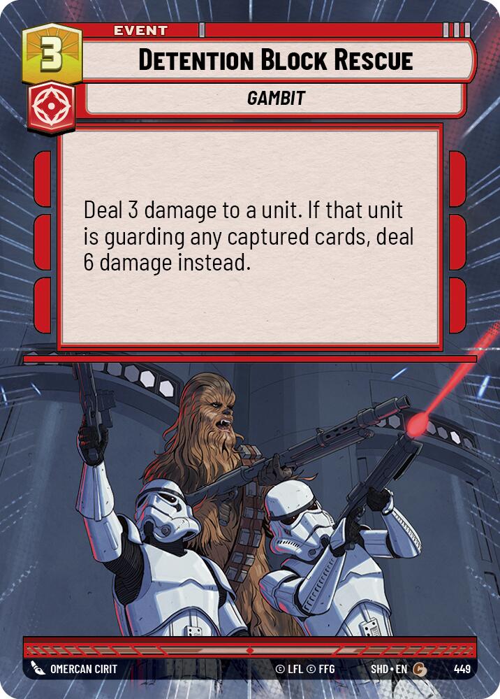 Detention Block Rescue (449) (Hyperspace) (449) [Shadows of the Galaxy] | Galactic Gamez