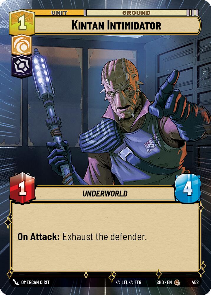 Kintan Intimidator (452) (Hyperspace) (452) [Shadows of the Galaxy] | Galactic Gamez