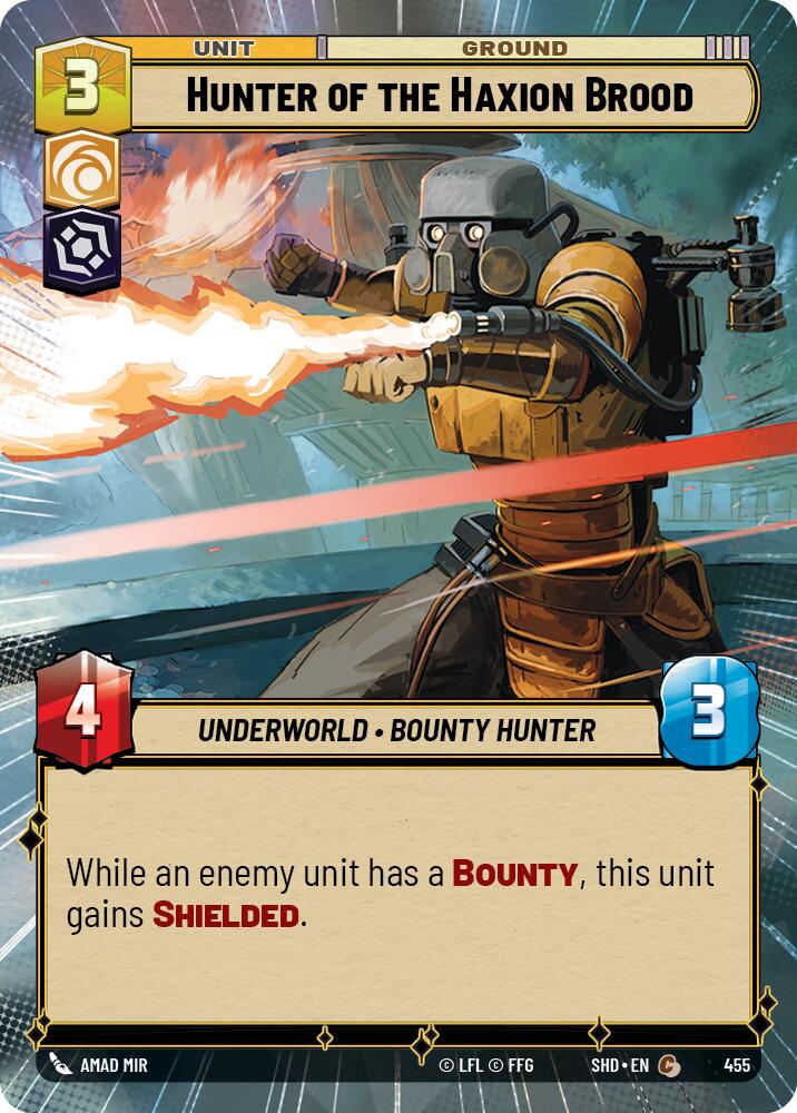 Hunter of the Haxion Brood (455) (Hyperspace) (455) [Shadows of the Galaxy] | Galactic Gamez