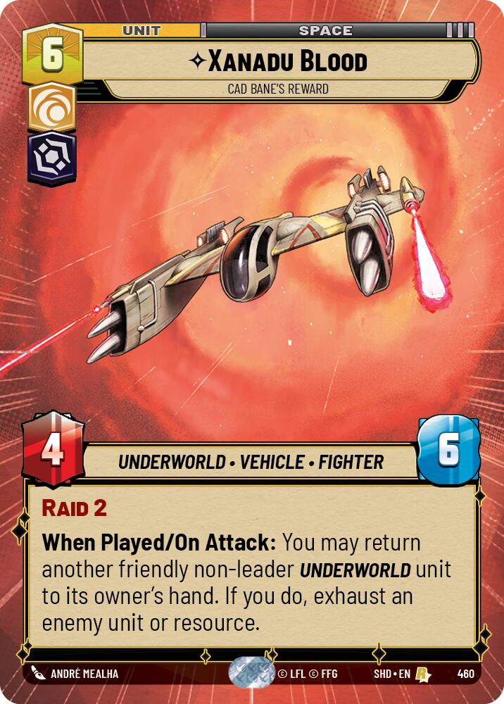 Xanadu Blood - Cad Bane's Reward (460) (Hyperspace) (460) [Shadows of the Galaxy] | Galactic Gamez