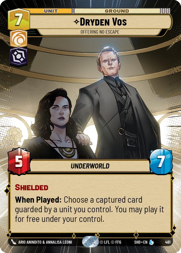 Dryden Vos - Offering No Escape (461) (Hyperspace) (461) [Shadows of the Galaxy] | Galactic Gamez