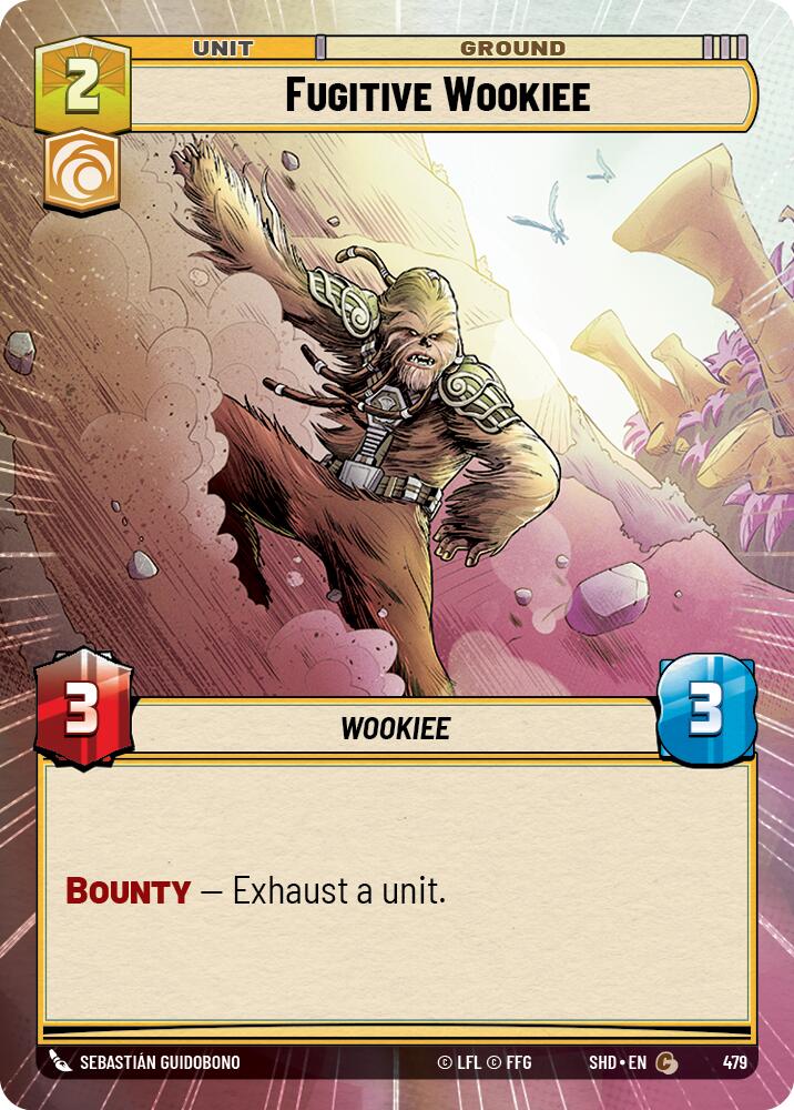 Fugitive Wookiee (479) (Hyperspace) (479) [Shadows of the Galaxy] | Galactic Gamez