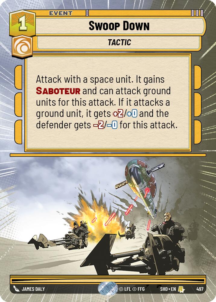Swoop Down (497) (Hyperspace) (497) [Shadows of the Galaxy] | Galactic Gamez