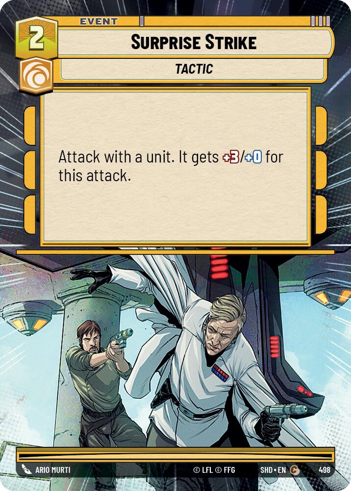 Surprise Strike (498) (Hyperspace) (498) [Shadows of the Galaxy] | Galactic Gamez