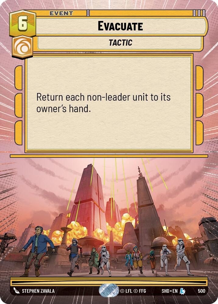 Evacuate (500) (Hyperspace) (500) [Shadows of the Galaxy] | Galactic Gamez