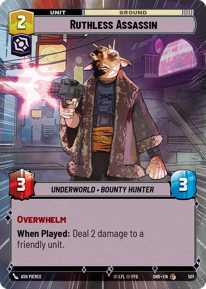 Ruthless Assassin (501) (Hyperspace) (501) [Shadows of the Galaxy] | Galactic Gamez
