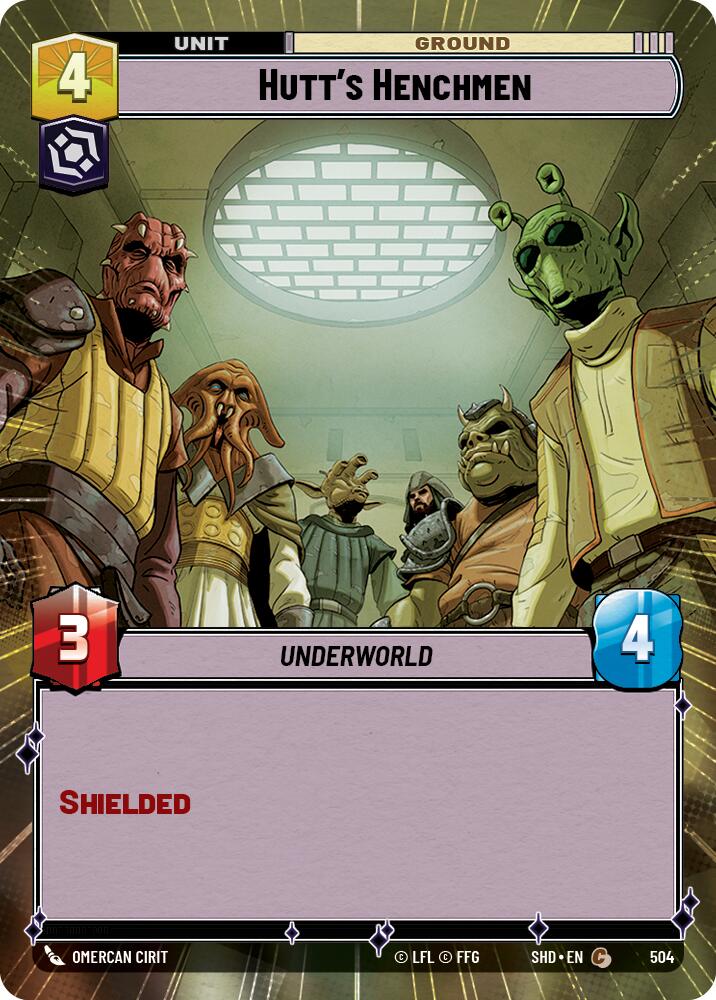 Hutt's Henchmen (504) (Hyperspace) (504) [Shadows of the Galaxy] | Galactic Gamez