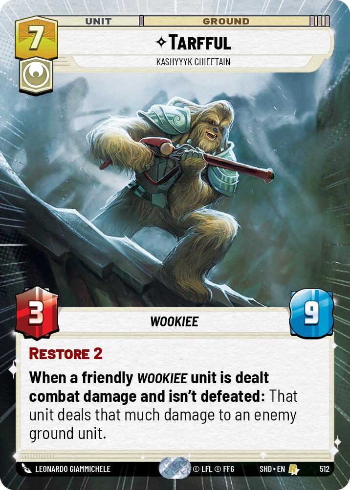 Tarfful - Kashyyyk Chieftain (512) (Hyperspace) (512) [Shadows of the Galaxy] | Galactic Gamez