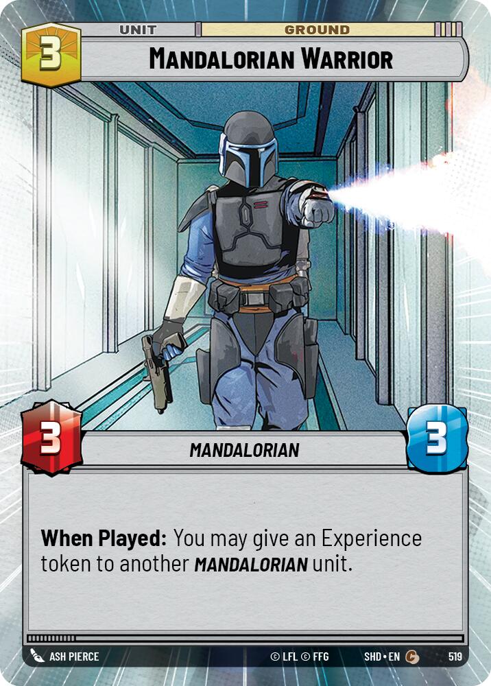 Mandalorian Warrior (519) (Hyperspace) (519) [Shadows of the Galaxy] | Galactic Gamez