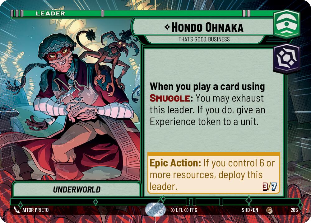 Hondo Ohnaka - That's Good Business (285) (Hyperspace) (285) [Shadows of the Galaxy] | Galactic Gamez