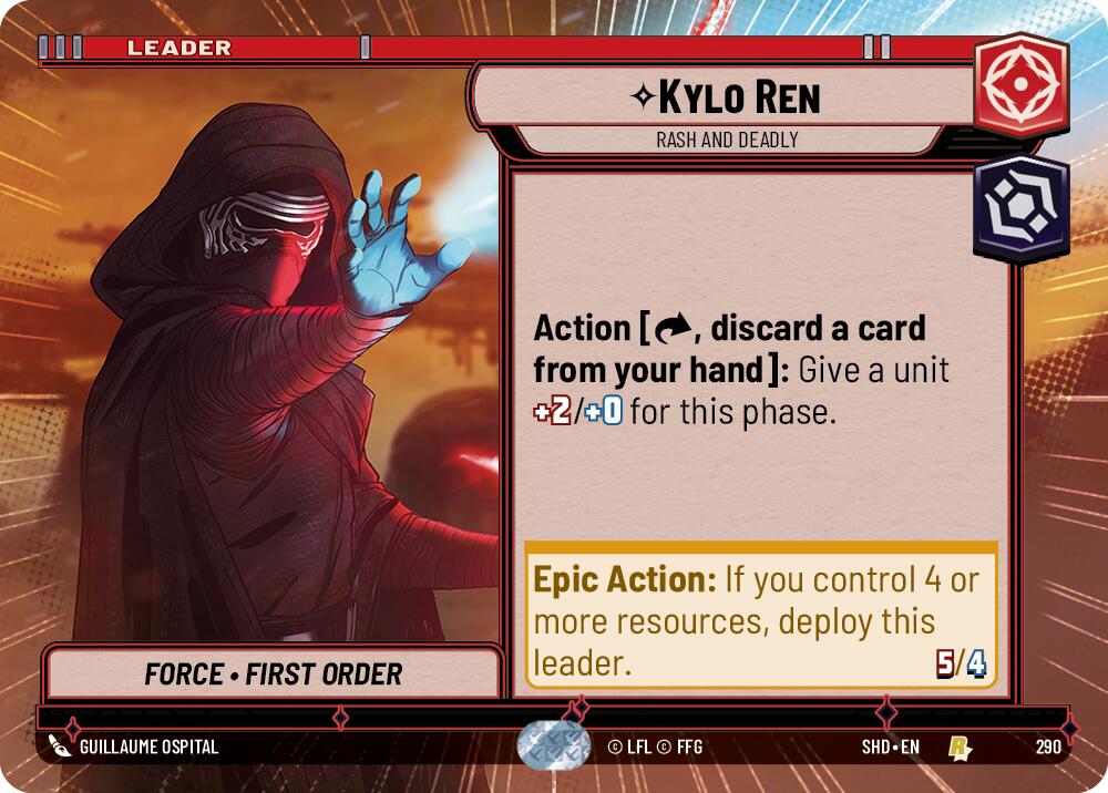 Kylo Ren - Rash and Deadly (290) (Hyperspace) (290) [Shadows of the Galaxy] | Galactic Gamez