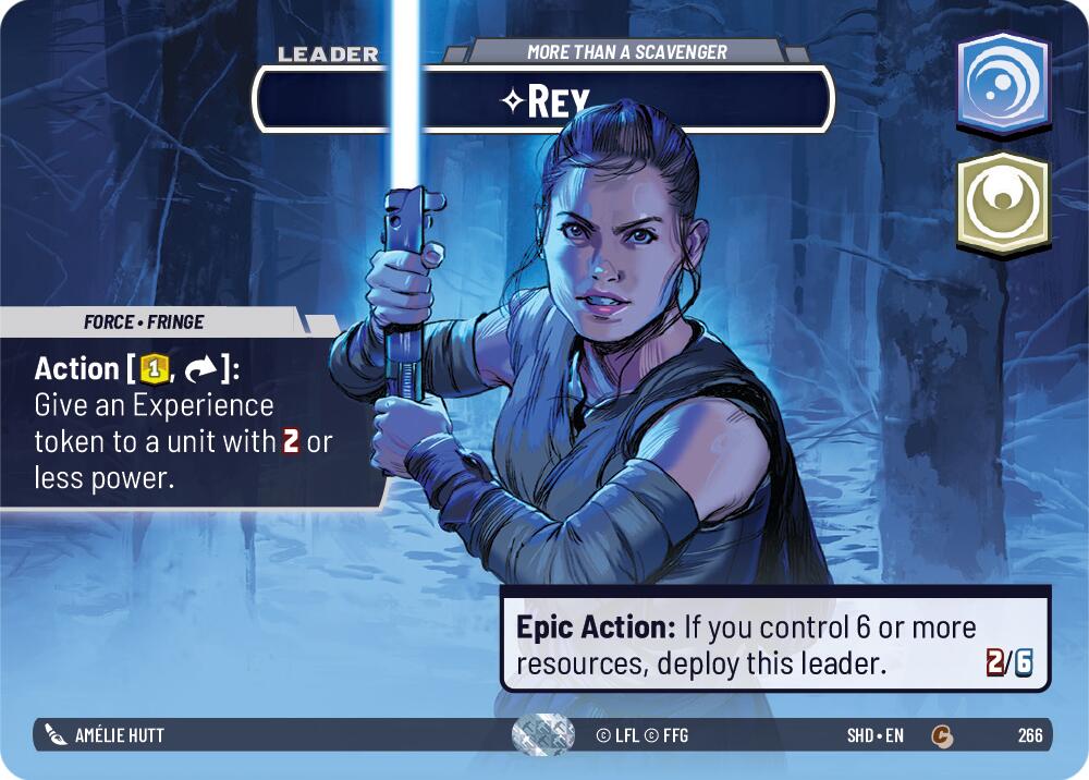 Rey - More Than a Scavenger (266) (Showcase) (266) [Shadows of the Galaxy] | Galactic Gamez