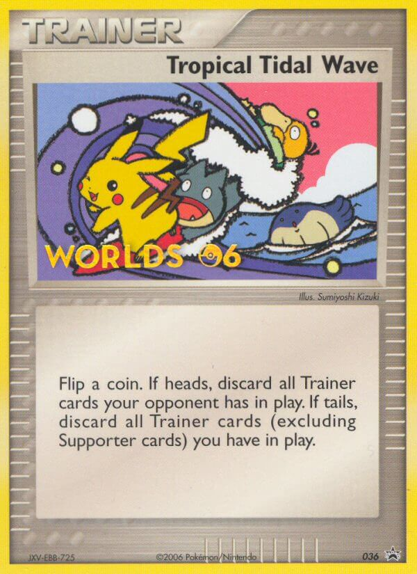 Tropical Tidal Wave (036) [Nintendo: Black Star Promos] | Galactic Gamez