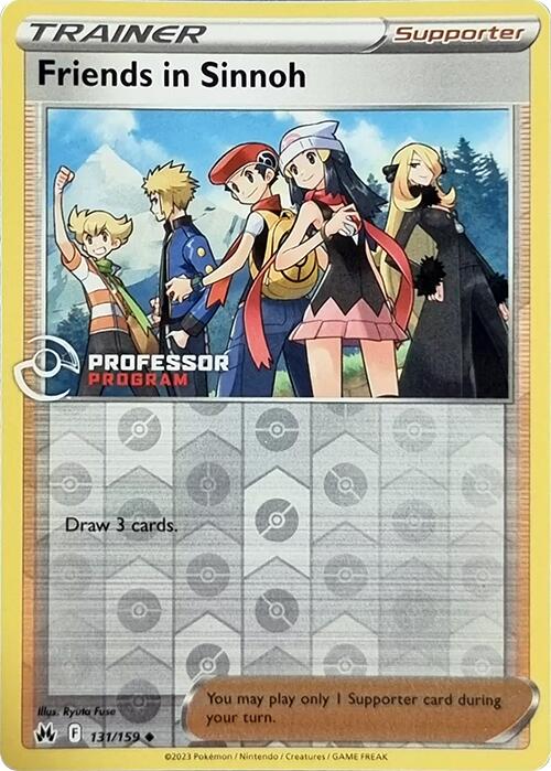 Friends in Sinnoh (131/159) (2023) [Professor Program Promos] | Galactic Gamez