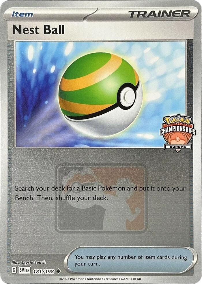 Nest Ball (181/198) (2024 Europe Championships) [League & Championship Cards] | Galactic Gamez