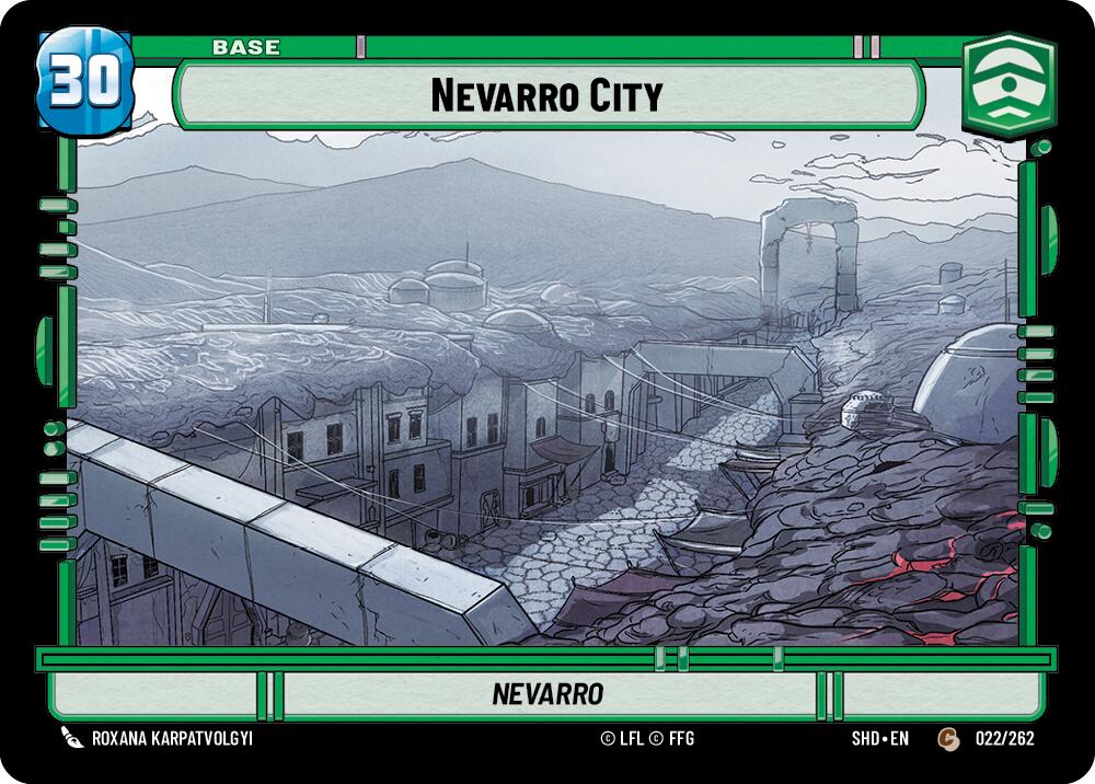 Nevarro City // Shield (022 // T02) (022 // T02) [Shadows of the Galaxy] | Galactic Gamez