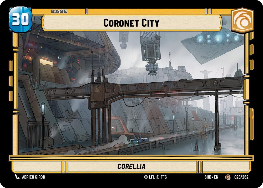 Coronet City // Experience (025 // T01) [Shadows of the Galaxy] | Galactic Gamez