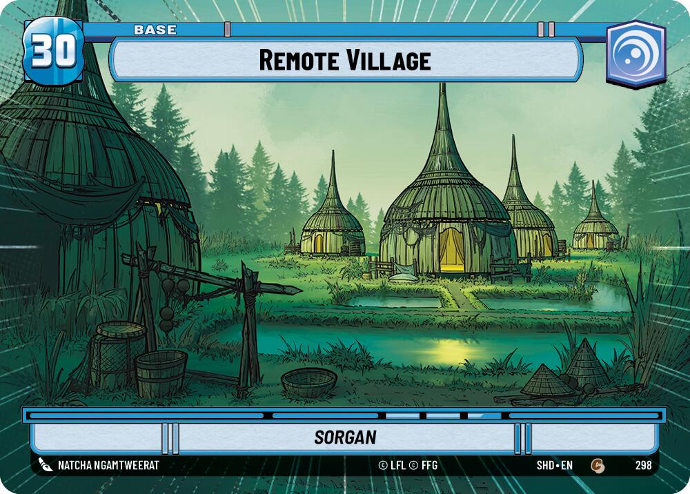 Remote Village // Shield (298 // T04) (Hyperspace) (298 // T04) [Shadows of the Galaxy] | Galactic Gamez