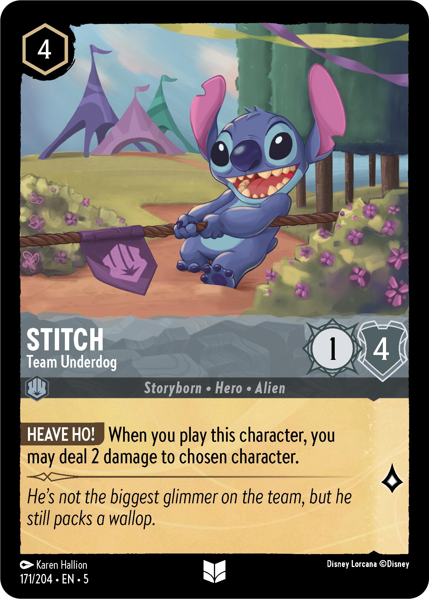 Stitch - Team Underdog (171/204) [Shimmering Skies] | Galactic Gamez