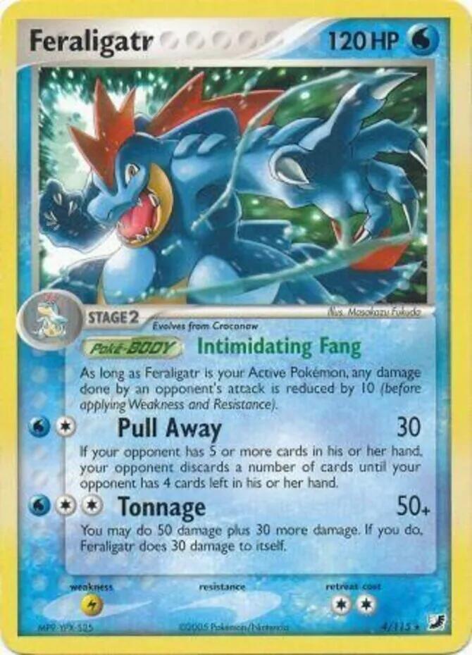 Feraligatr (4/115) (Theme Deck Exclusives) [EX: Unseen Forces] | Galactic Gamez