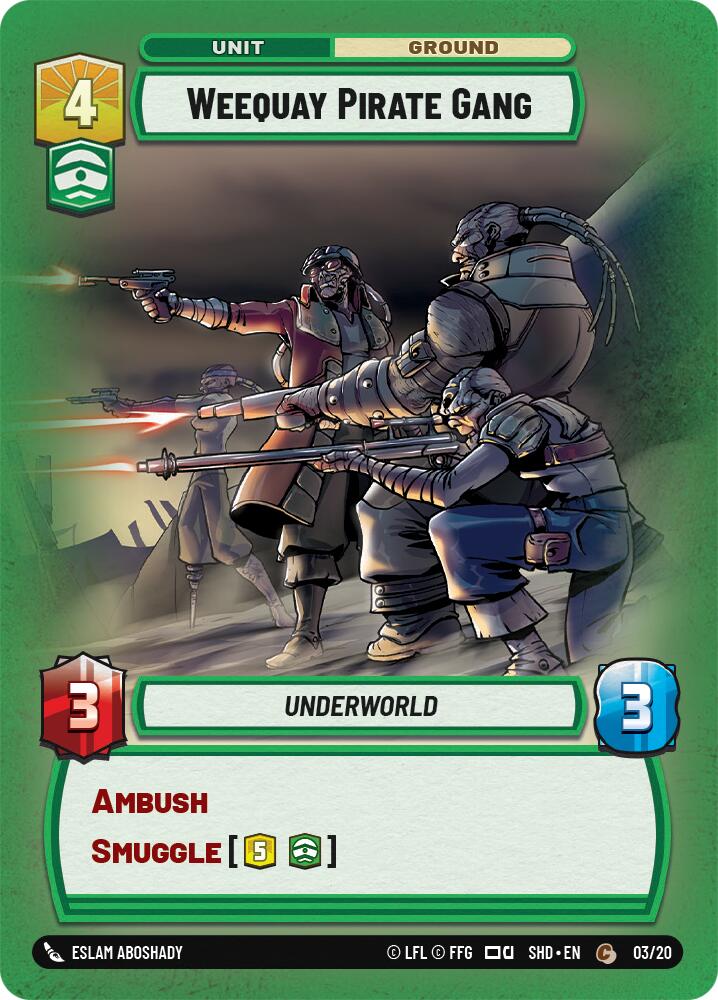Weequay Pirate Gang (03/20) [Shadows of the Galaxy: Weekly Play] | Galactic Gamez