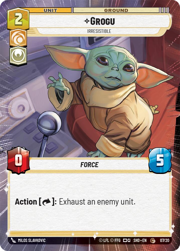 Grogu - Irresistible (Hyperspace) (07/20) [Shadows of the Galaxy: Weekly Play] | Galactic Gamez