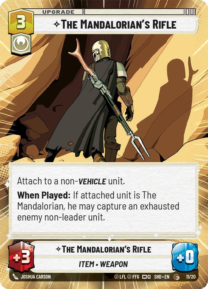The Mandalorian's Rifle (Hyperspace) (11/20) [Shadows of the Galaxy: Weekly Play] | Galactic Gamez