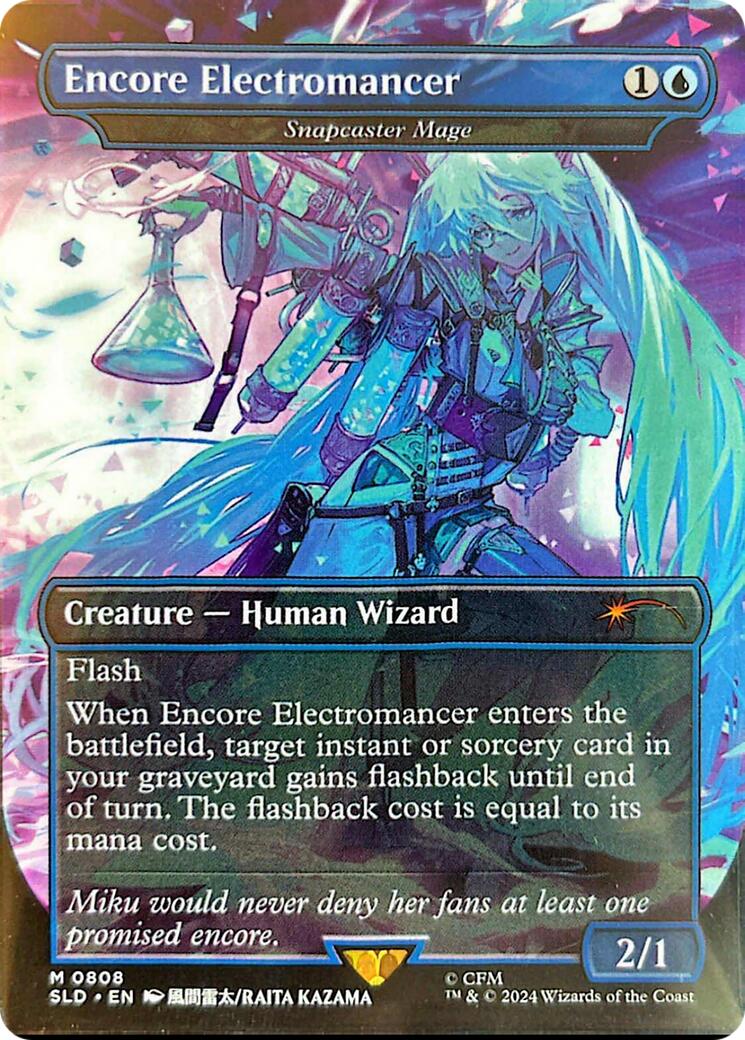 Encore Electromancer - Snapcaster Mage (Rainbow Foil) [Secret Lair Drop Series] | Galactic Gamez