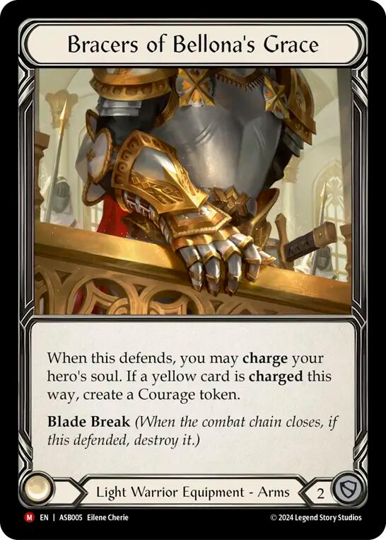 Bracers of Bellona's Grace [ASB005] (Armory Deck: Boltyn)  Rainbow Foil | Galactic Gamez