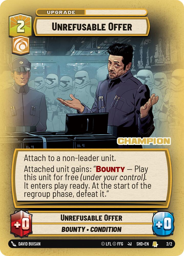 Unrefusable Offer (2/2) (Champion) (2/2) [Store Showdown Promos] | Galactic Gamez