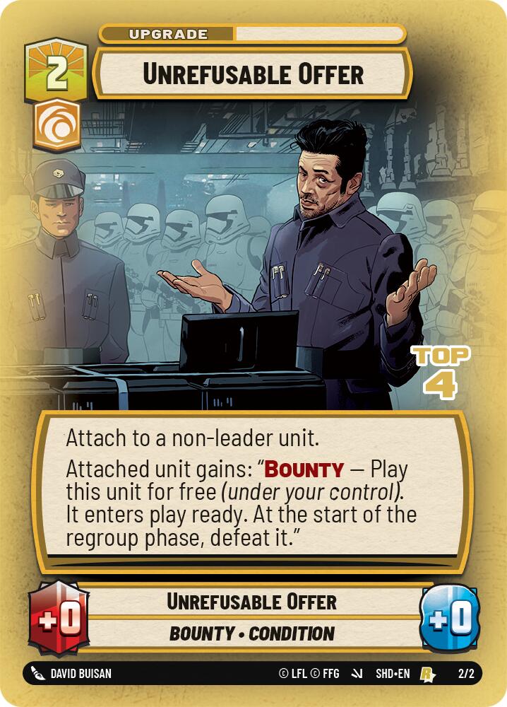 Unrefusable Offer (2/2) (Top 4) (2/2) [Store Showdown Promos] | Galactic Gamez