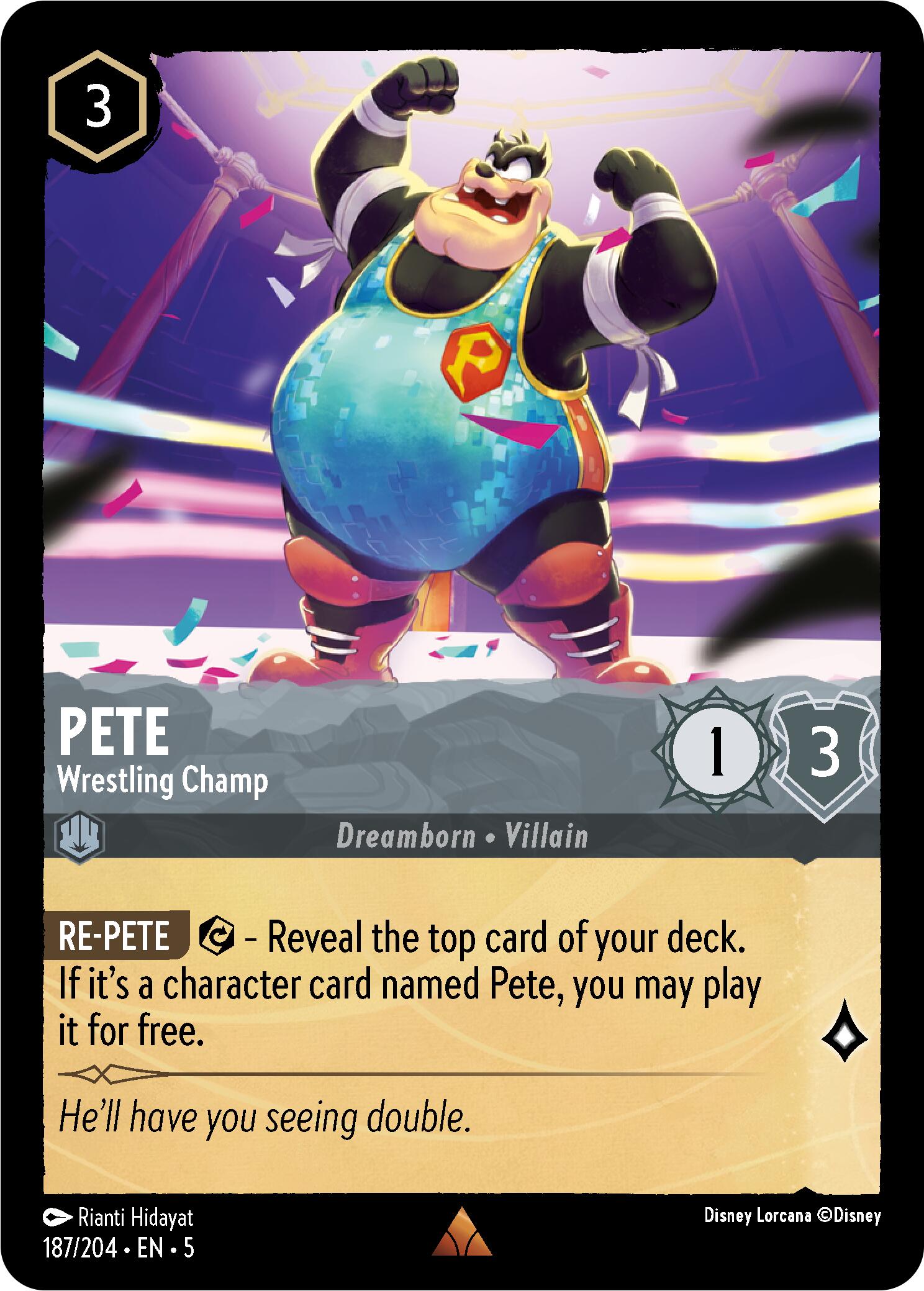 Pete - Wrestling Champ (187/204) [Shimmering Skies] | Galactic Gamez