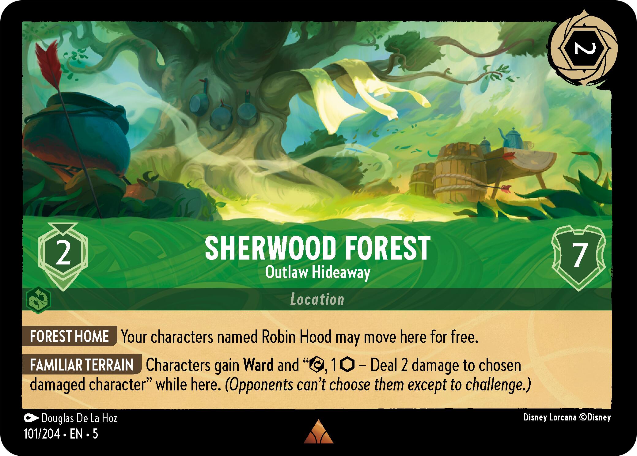 Sherwood Forest - Outlaw Hideaway (101/204) [Shimmering Skies] | Galactic Gamez