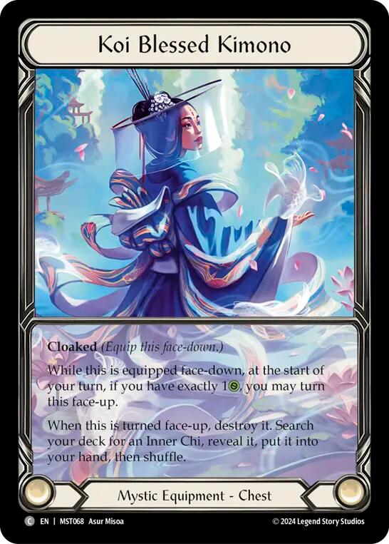 Koi Blessed Kimono (Extended Art) [MST068] (Part the Mistveil)  Cold Foil | Galactic Gamez