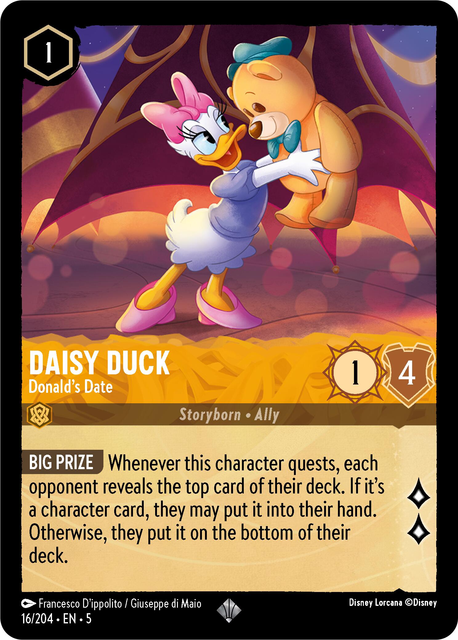 Daisy Duck - Donald's Date (16/204) [Shimmering Skies] | Galactic Gamez