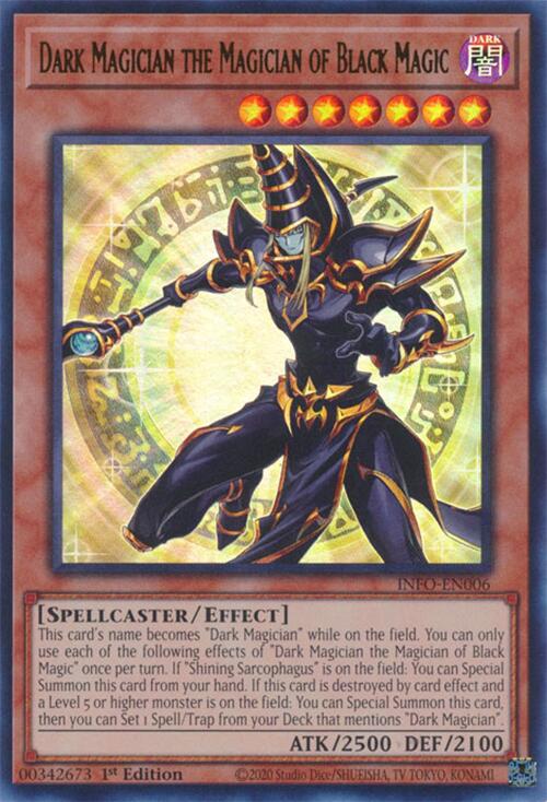 Dark Magician the Magician of Black Magic [INFO-EN006] Ultra Rare | Galactic Gamez