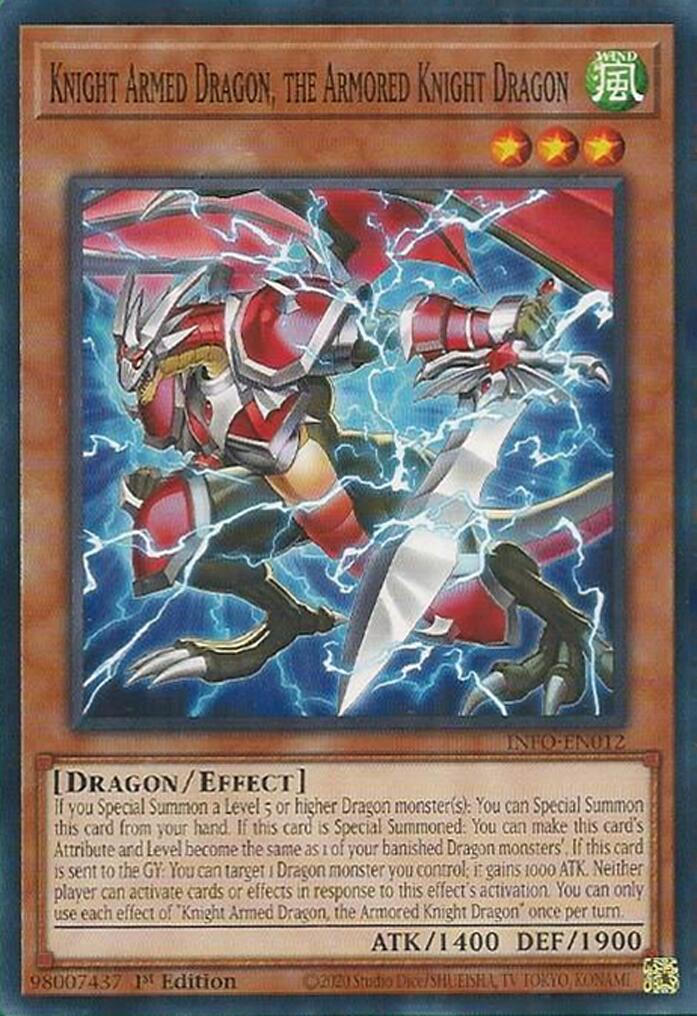 Knight Armed Dragon, the Armored Knight Dragon [INFO-EN012] Common | Galactic Gamez