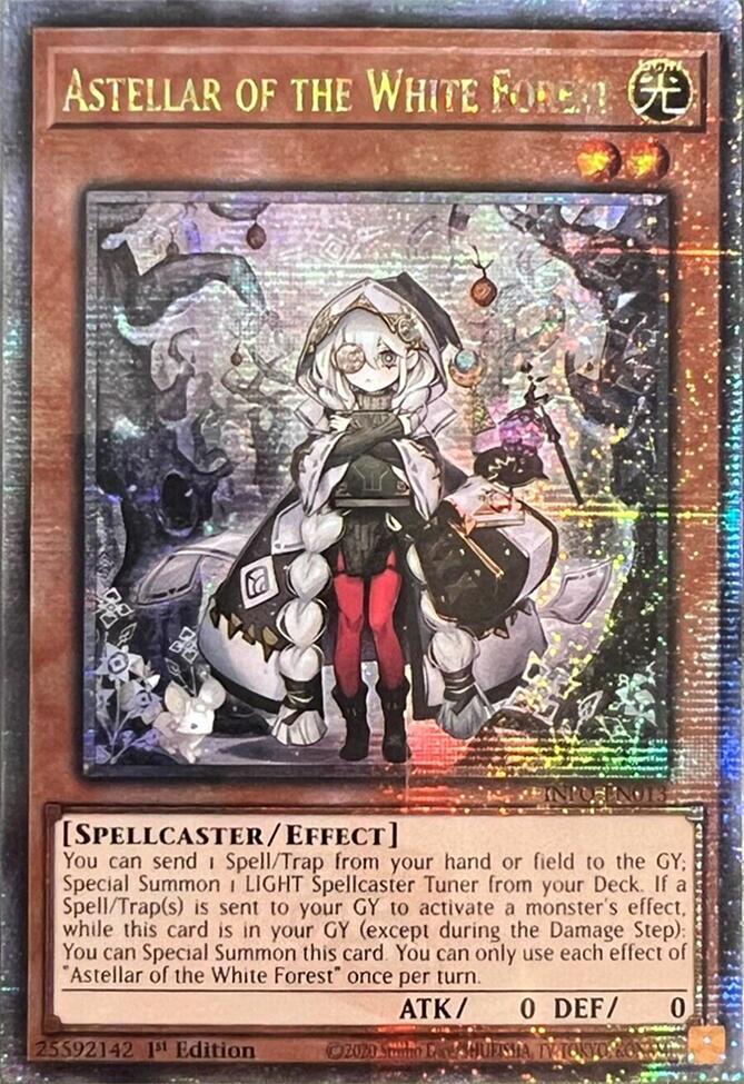 Astellar of the White Forest (Quarter Century Secret Rare) [INFO-EN013] Quarter Century Secret Rare | Galactic Gamez