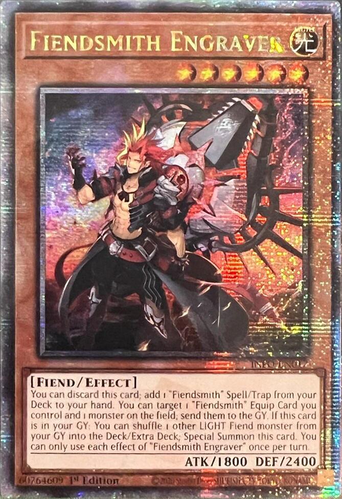 Fiendsmith Engraver (Quarter Century Secret Rare) [INFO-EN017] Quarter Century Secret Rare | Galactic Gamez