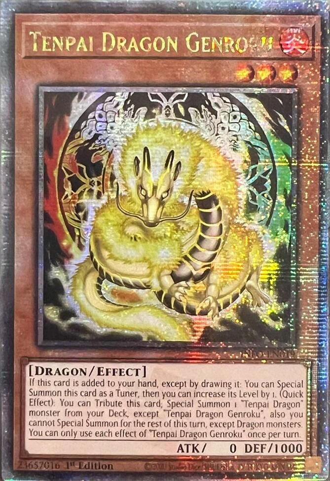 Tenpai Dragon Genroku (Quarter Century Secret Rare) [INFO-EN019] Quarter Century Secret Rare | Galactic Gamez