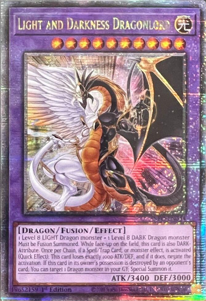 Light and Darkness Dragonlord (Quarter Century Secret Rare) [INFO-EN034] Quarter Century Secret Rare | Galactic Gamez