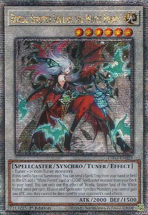 Rciela, Sinister Soul of the White Forest (Quarter Century Secret Rare) [INFO-EN039] Quarter Century Secret Rare | Galactic Gamez