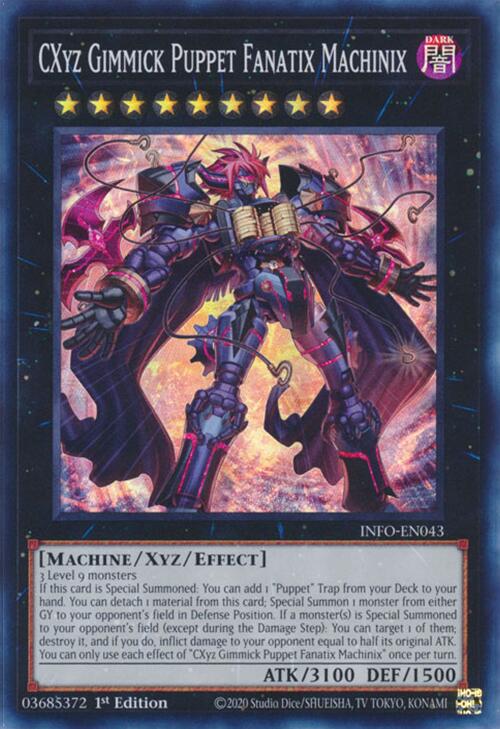 CXyz Gimmick Puppet Fanatix Machinix [INFO-EN043] Super Rare | Galactic Gamez