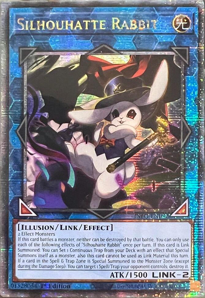 Silhouhatte Rabbit (Quarter Century Secret Rare) [INFO-EN052] Quarter Century Secret Rare | Galactic Gamez