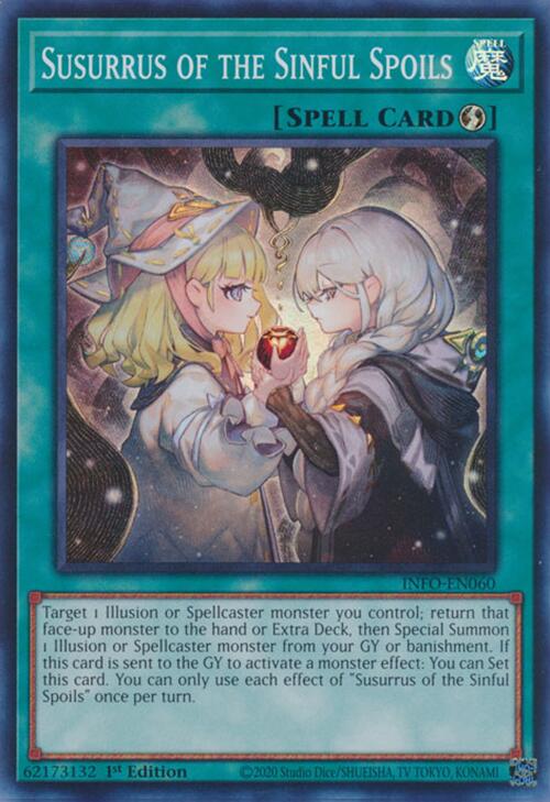 Susurrus of the Sinful Spoils [INFO-EN060] Super Rare | Galactic Gamez