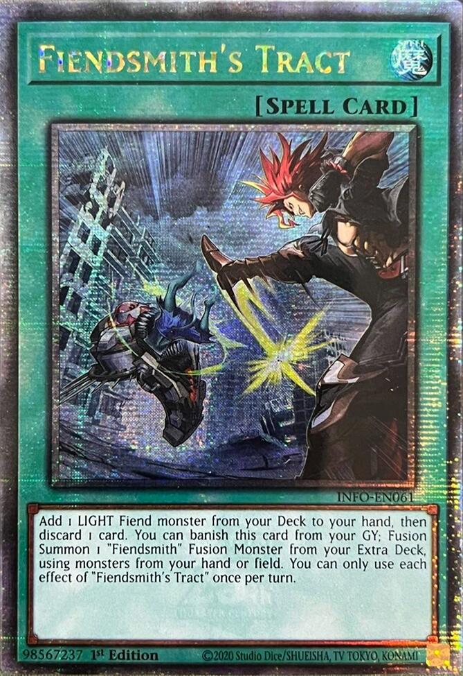 Fiendsmith's Tract (Quarter Century Secret Rare) [INFO-EN061] Quarter Century Secret Rare | Galactic Gamez